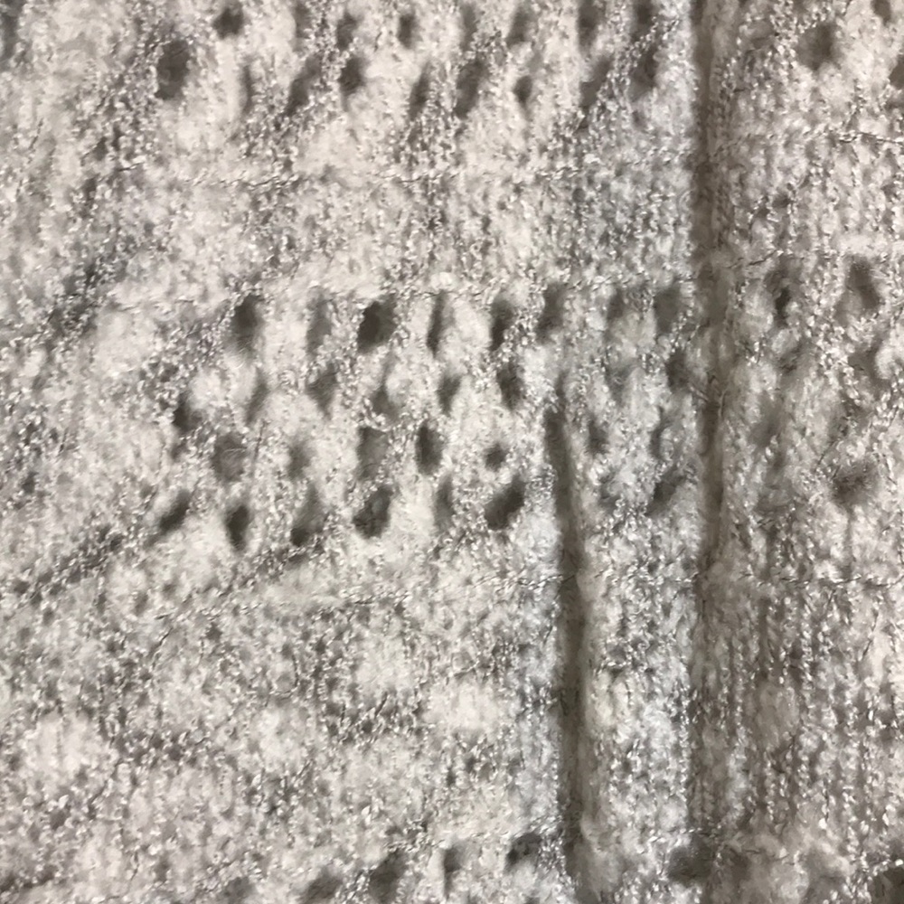 >>LAST<< Emerson Oversized Knit Cardi - Gray/Ivory - Picture 5 of 7
